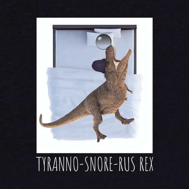 Funny Humor Dinosaur T rex Sleep Snore Men Kids Gift by Freid